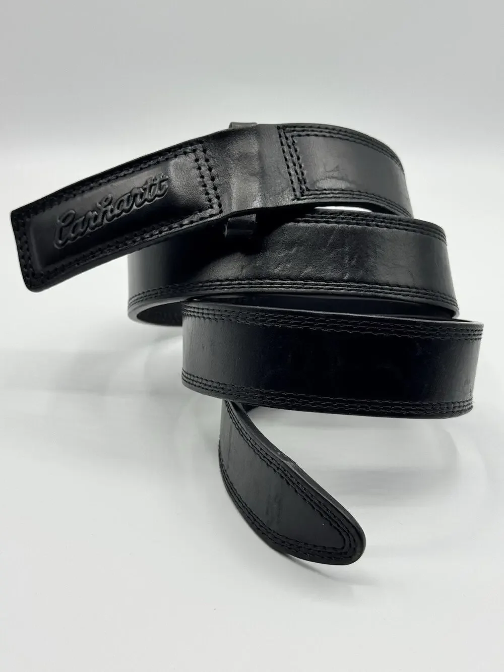 Carhartt Black Bridle Leather Scratchless Belt for Men Size 36